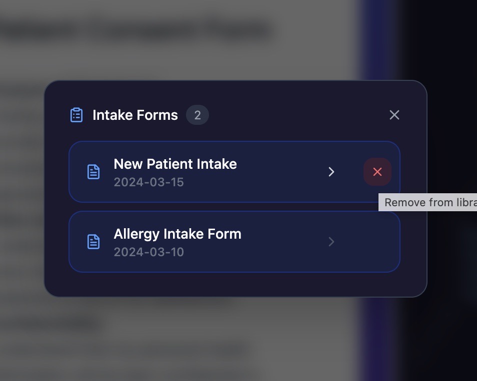 Template library